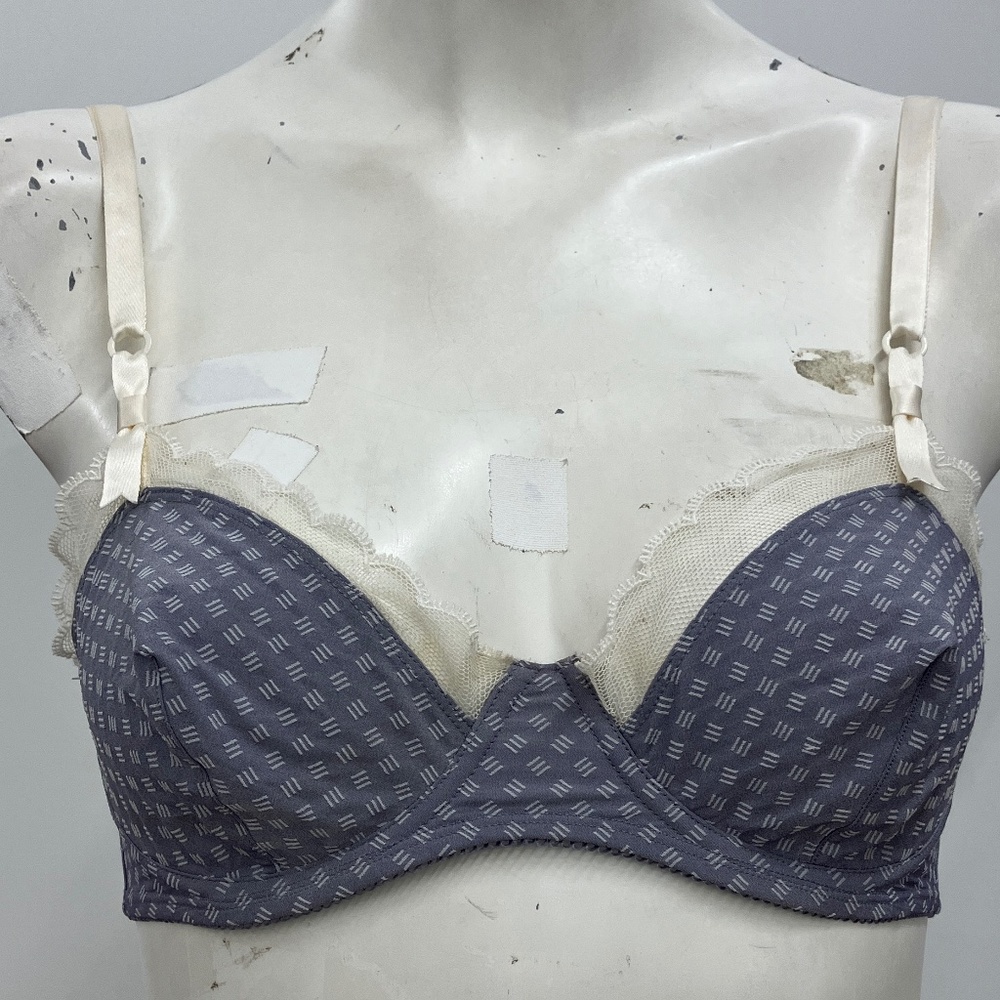 ERES Paris, 32C combo bra with underwire & silk adjustable straps - new